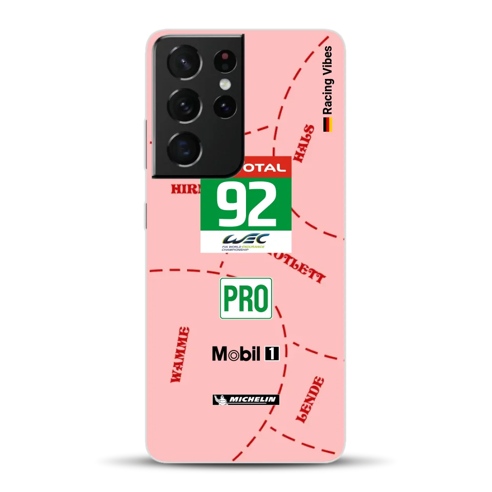 Pink Pig Porsche RSR Livery - Individuelle Handyhülle für Samsung