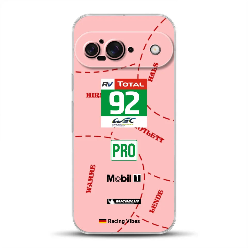 Pink Pig Porsche RSR Livery - Custom phone case for Google