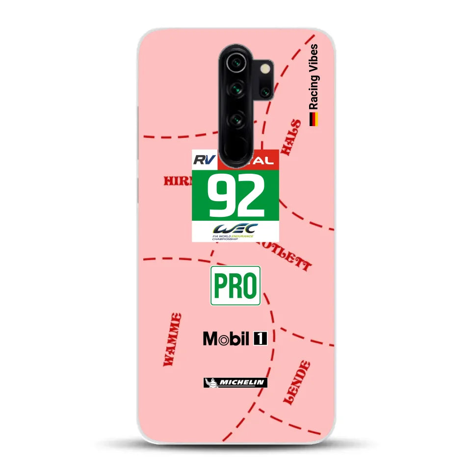 Pink Pig Porsche RSR Livery - Custodia per cellulare personalizzata per Xiaomi