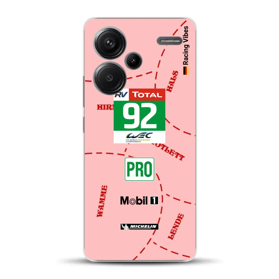Pink Pig Porsche RSR Livery - Custodia per cellulare personalizzata per Xiaomi