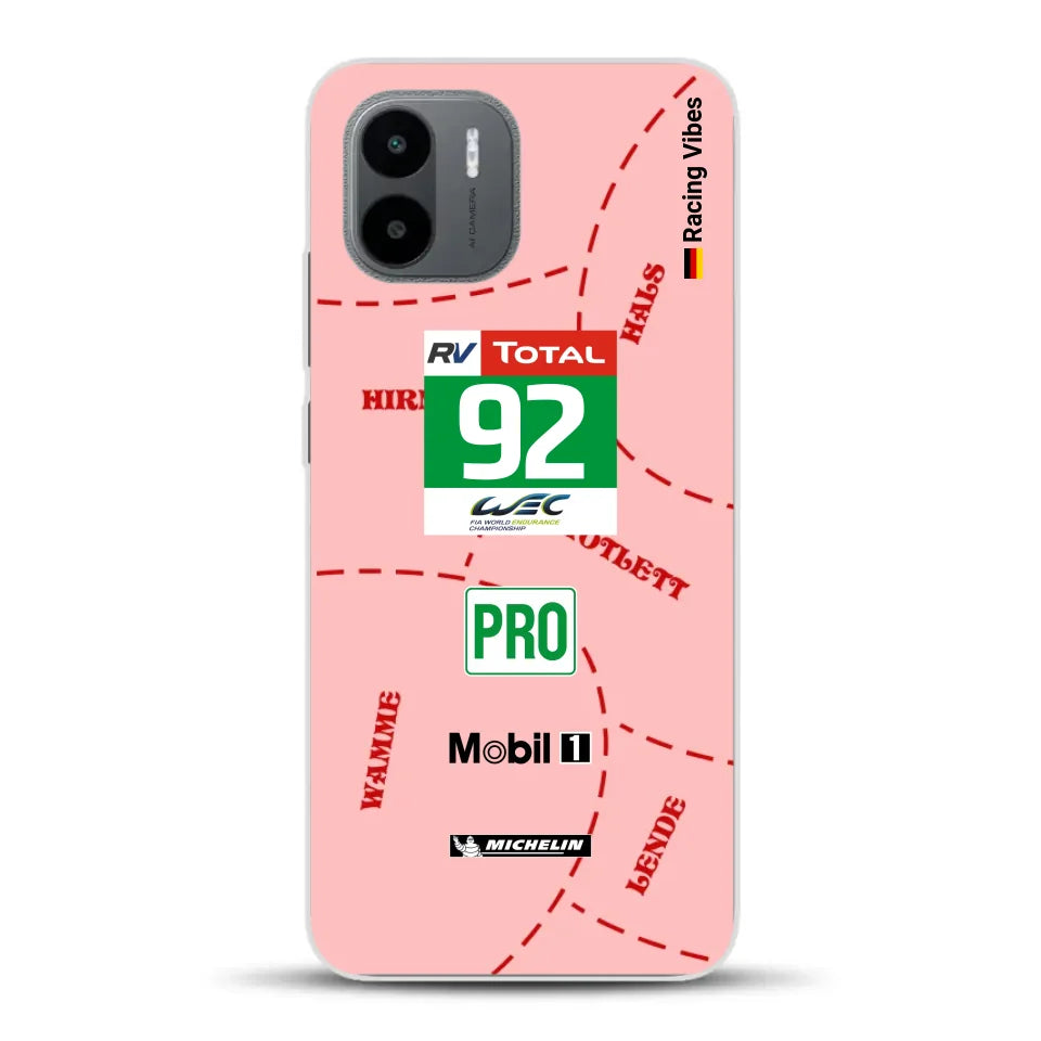 Pink Pig Porsche RSR Livery - Custodia per cellulare personalizzata per Xiaomi