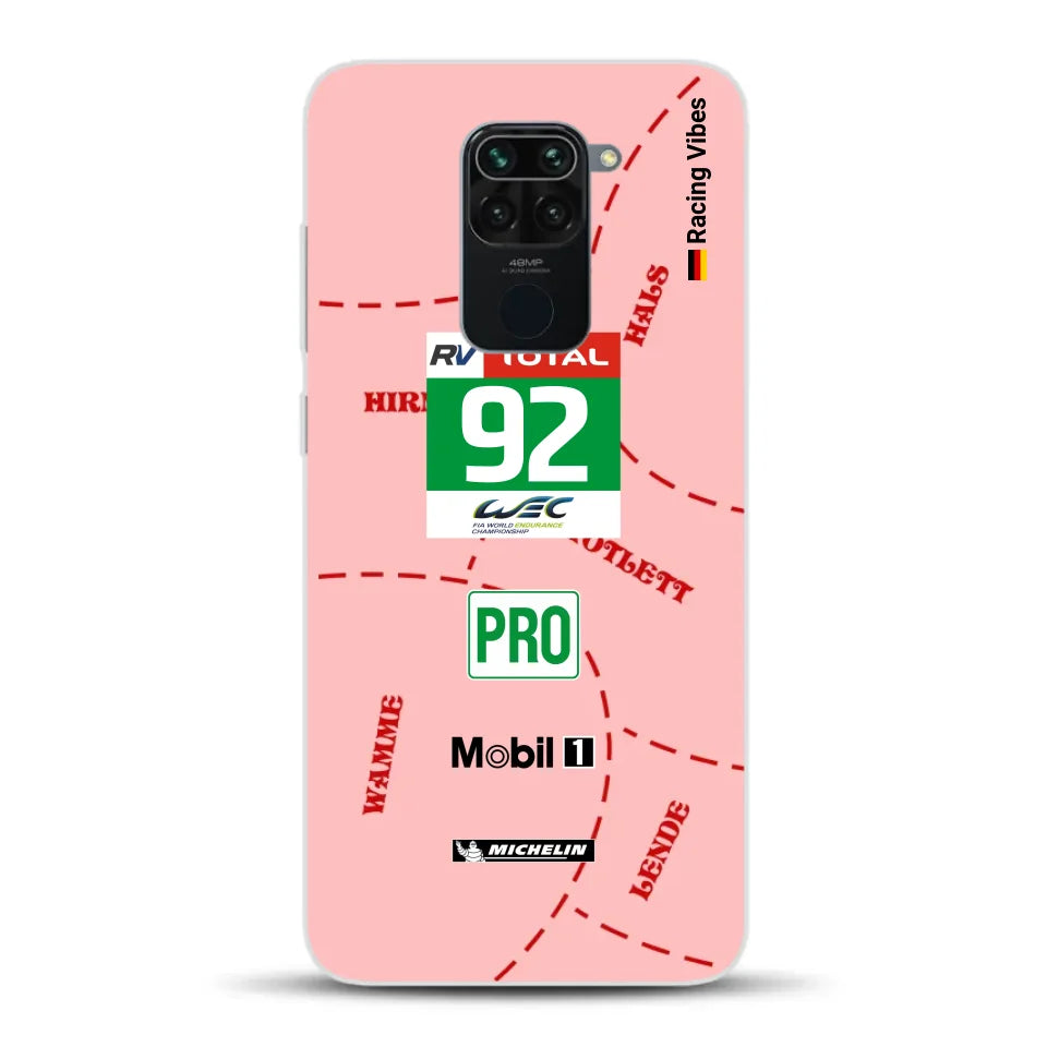 Pink Pig Porsche RSR Livery - Custodia per cellulare personalizzata per Xiaomi