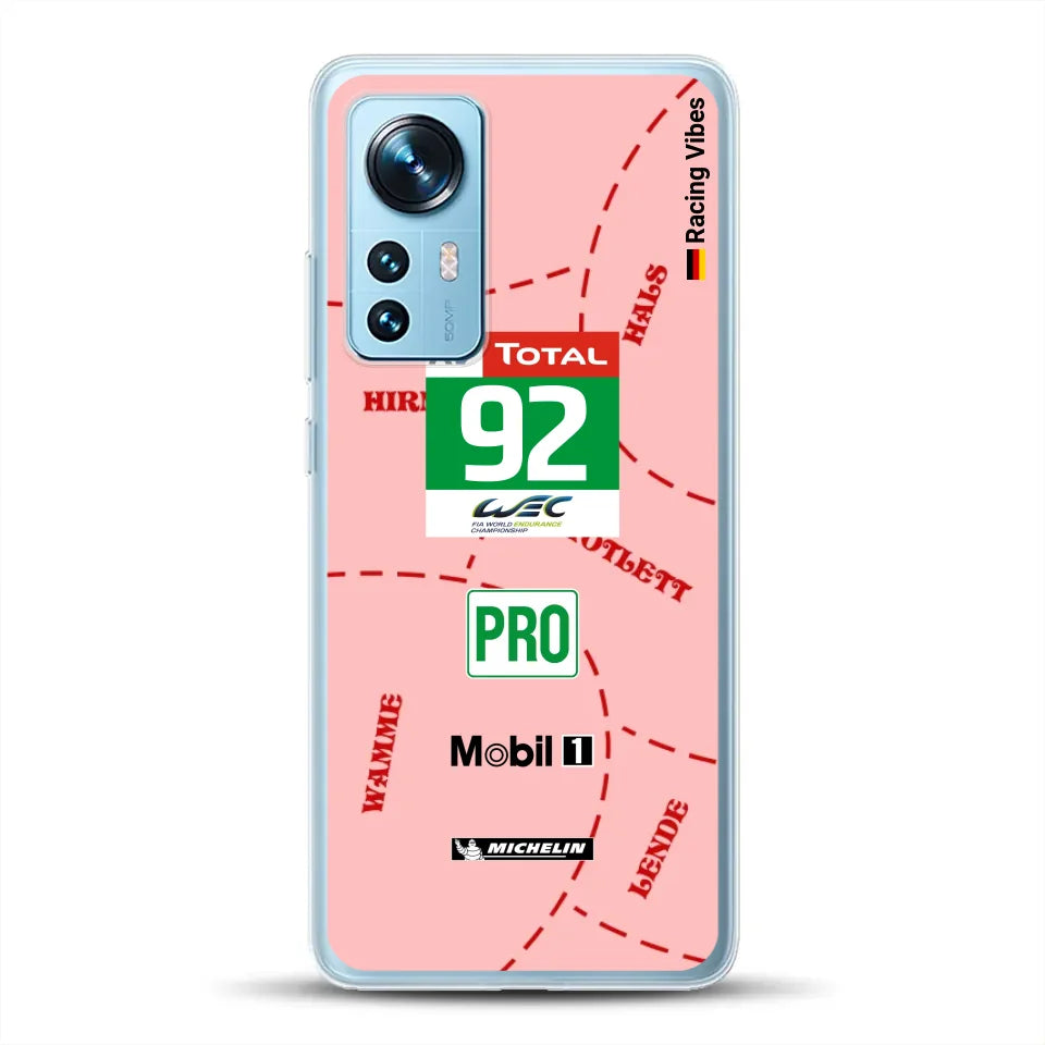 Pink Pig Porsche RSR Livery - Custodia per cellulare personalizzata per Xiaomi