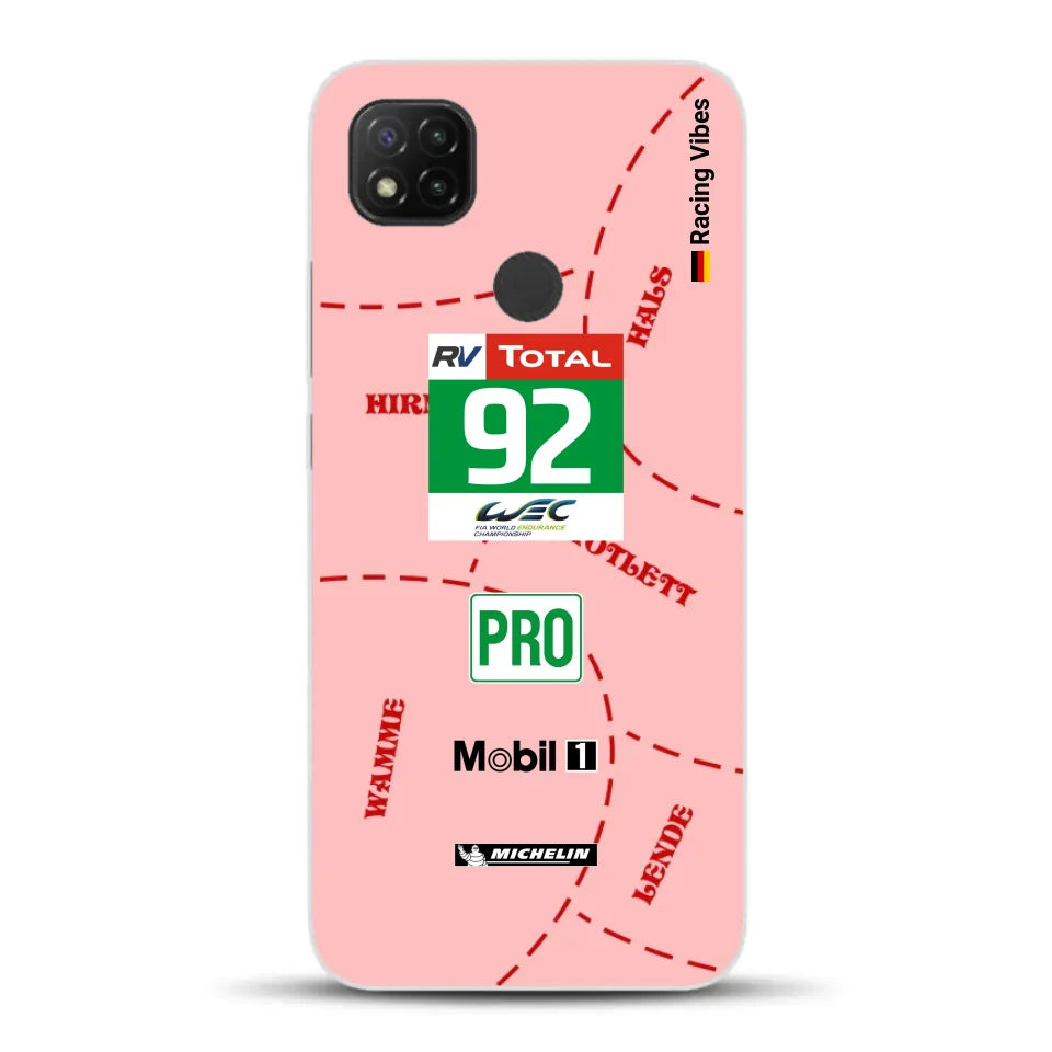 Pink Pig Porsche RSR Livery - Custodia per cellulare personalizzata per Xiaomi
