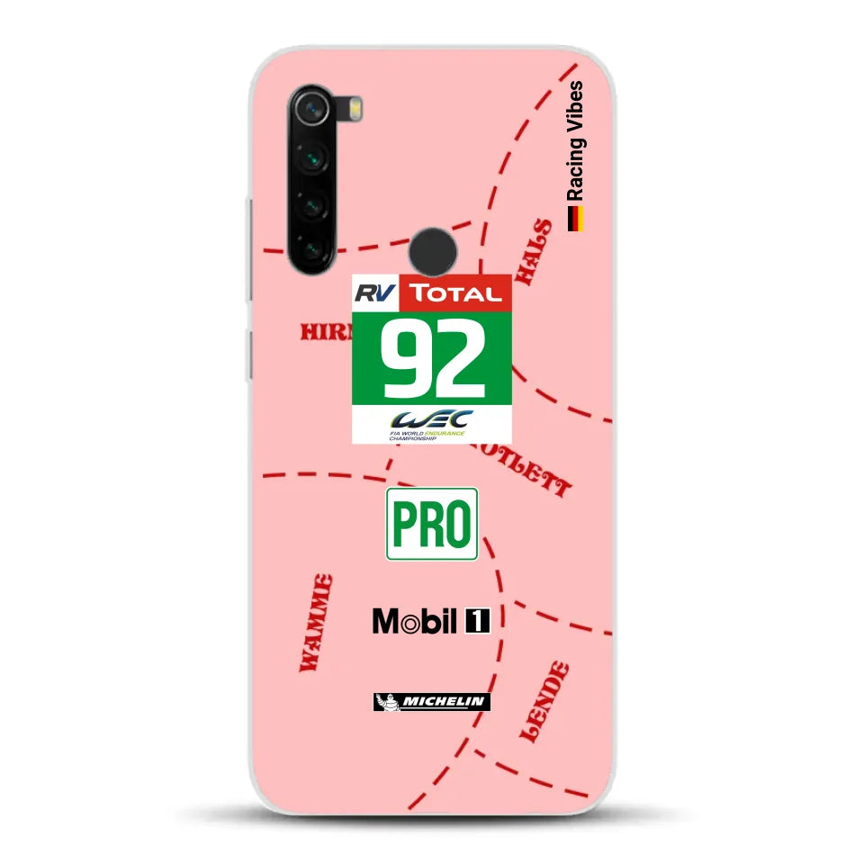 Pink Pig Porsche RSR Livery - Custodia per cellulare personalizzata per Xiaomi