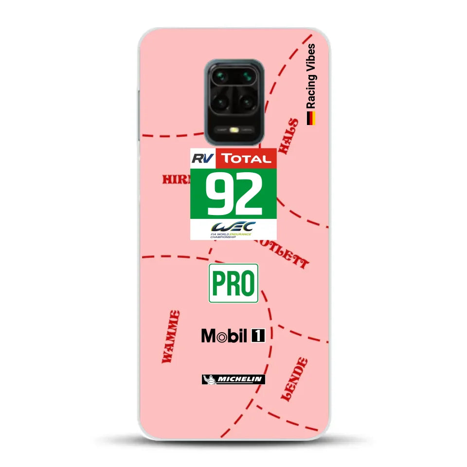 Pink Pig Porsche RSR Livery - Custodia per cellulare personalizzata per Xiaomi