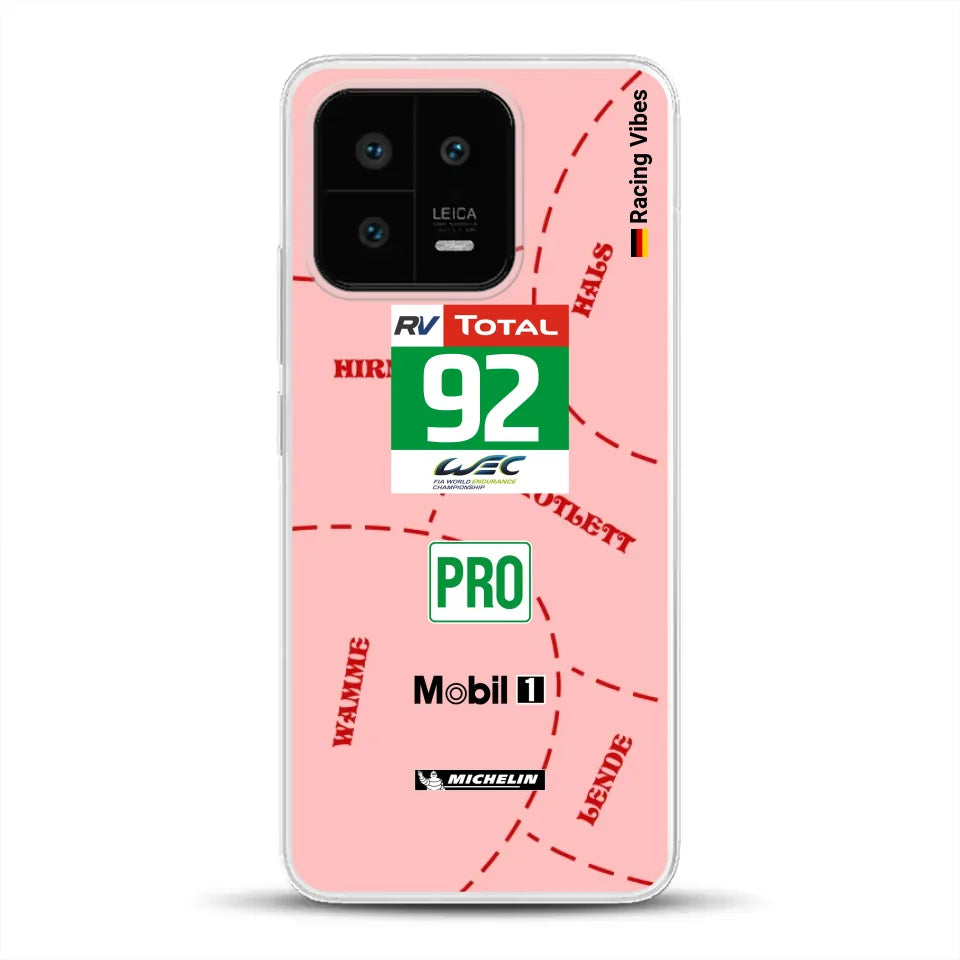 Pink Pig Porsche RSR Livery - Custodia per cellulare personalizzata per Xiaomi
