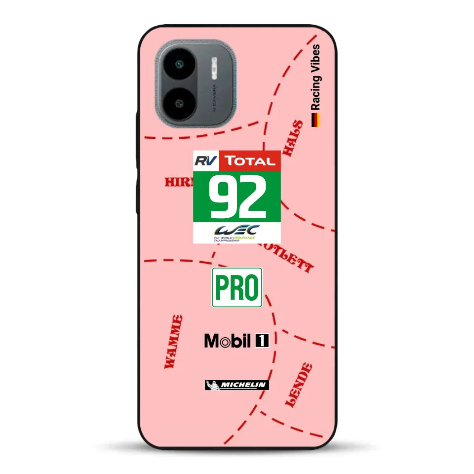 Pink Pig Porsche RSR Livery - Custodia per cellulare personalizzata per Xiaomi
