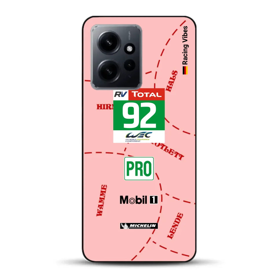 Pink Pig Porsche RSR Livery - Custodia per cellulare personalizzata per Xiaomi