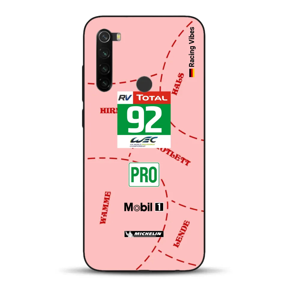 Pink Pig Porsche RSR Livery - Custodia per cellulare personalizzata per Xiaomi