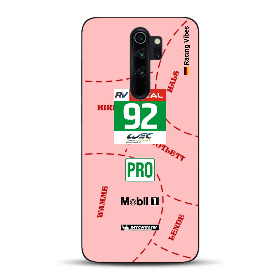 Pink Pig Porsche RSR Livery - Custodia per cellulare personalizzata per Xiaomi