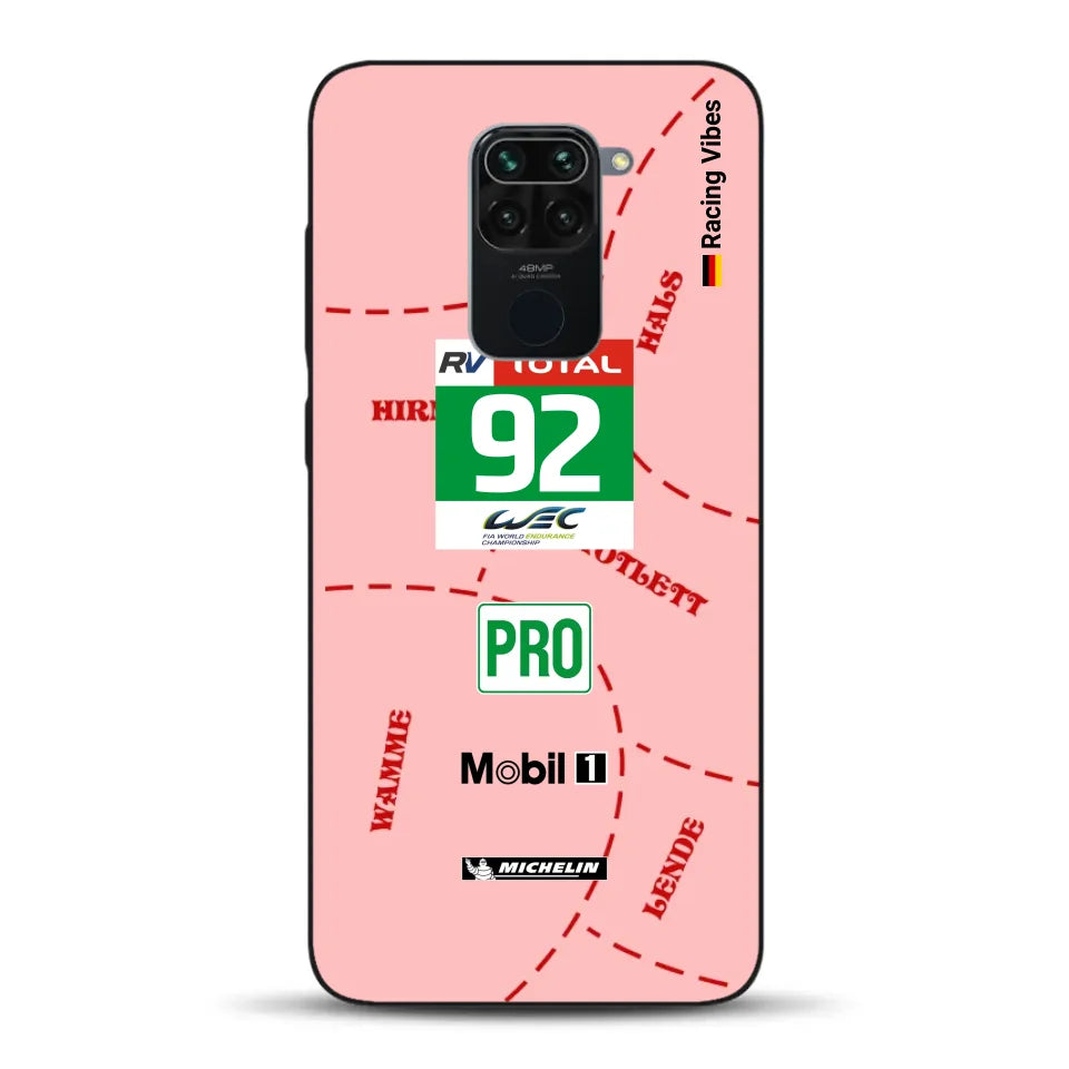 Pink Pig Porsche RSR Livery - Custodia per cellulare personalizzata per Xiaomi