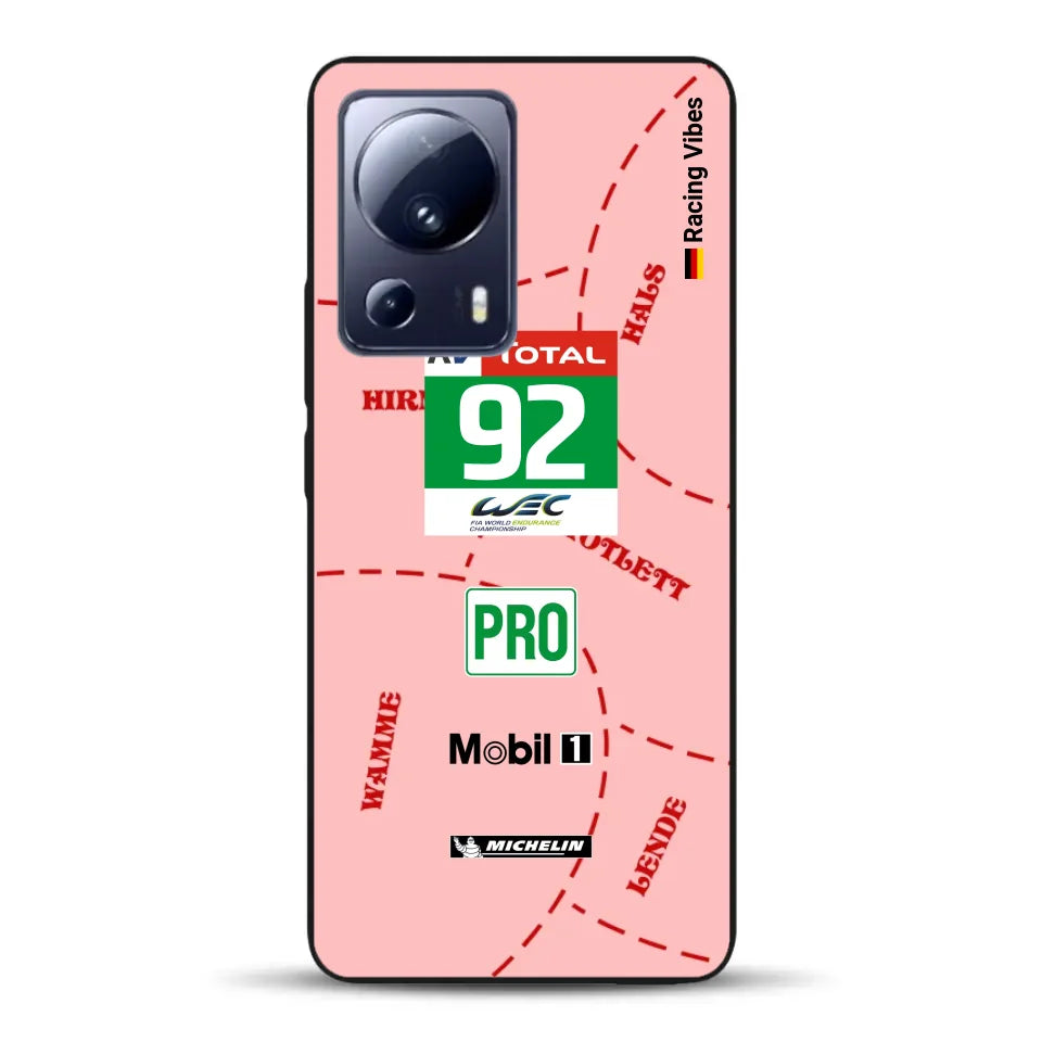 Pink Pig Porsche RSR Livery - Custodia per cellulare personalizzata per Xiaomi