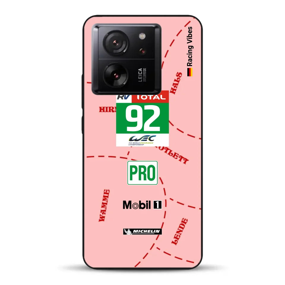 Pink Pig Porsche RSR Livery - Custodia per cellulare personalizzata per Xiaomi