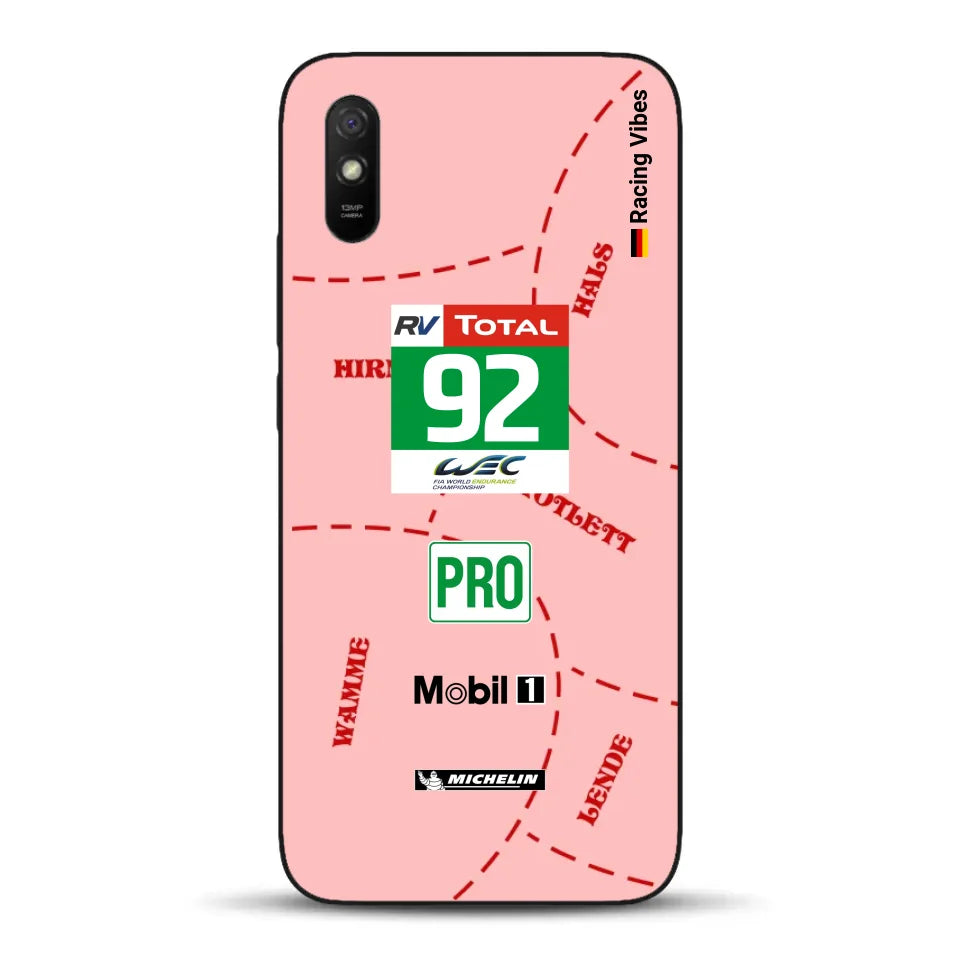 Pink Pig Porsche RSR Livery - Custodia per cellulare personalizzata per Xiaomi