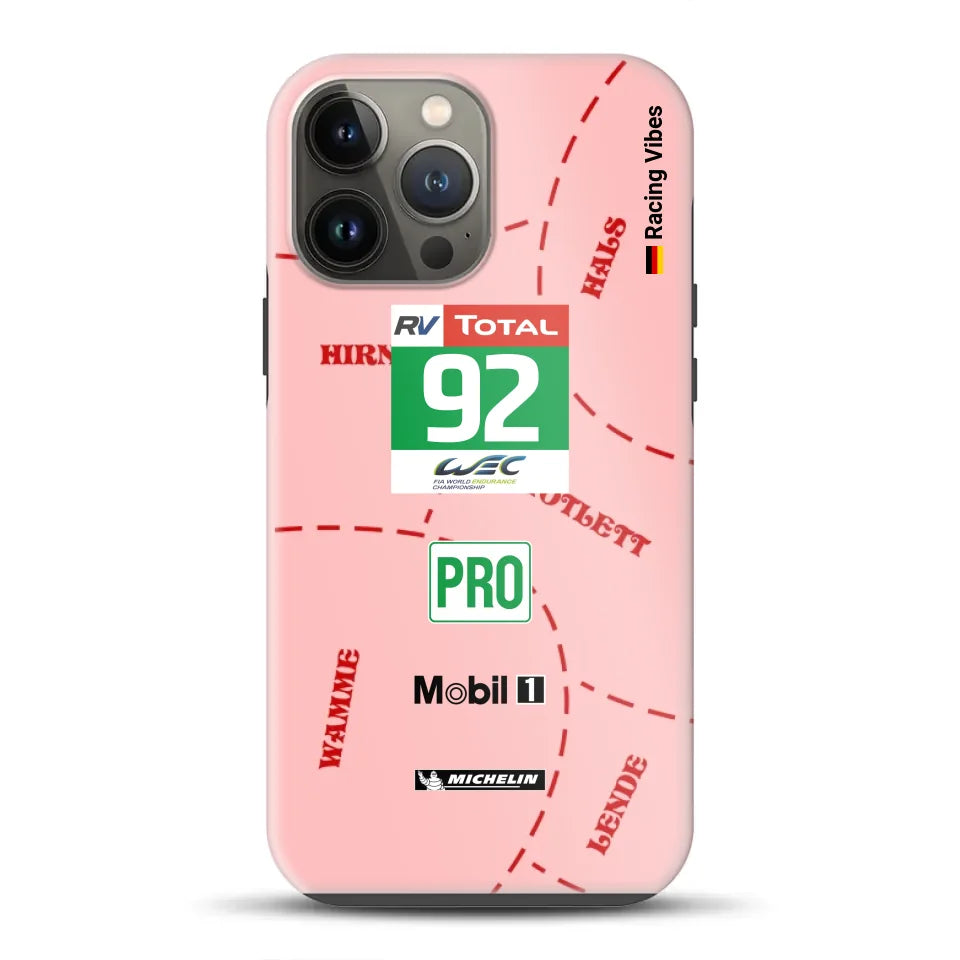 Pink Pig Porsche RSR Livery - Individuelle Premium Hülle für iPhone