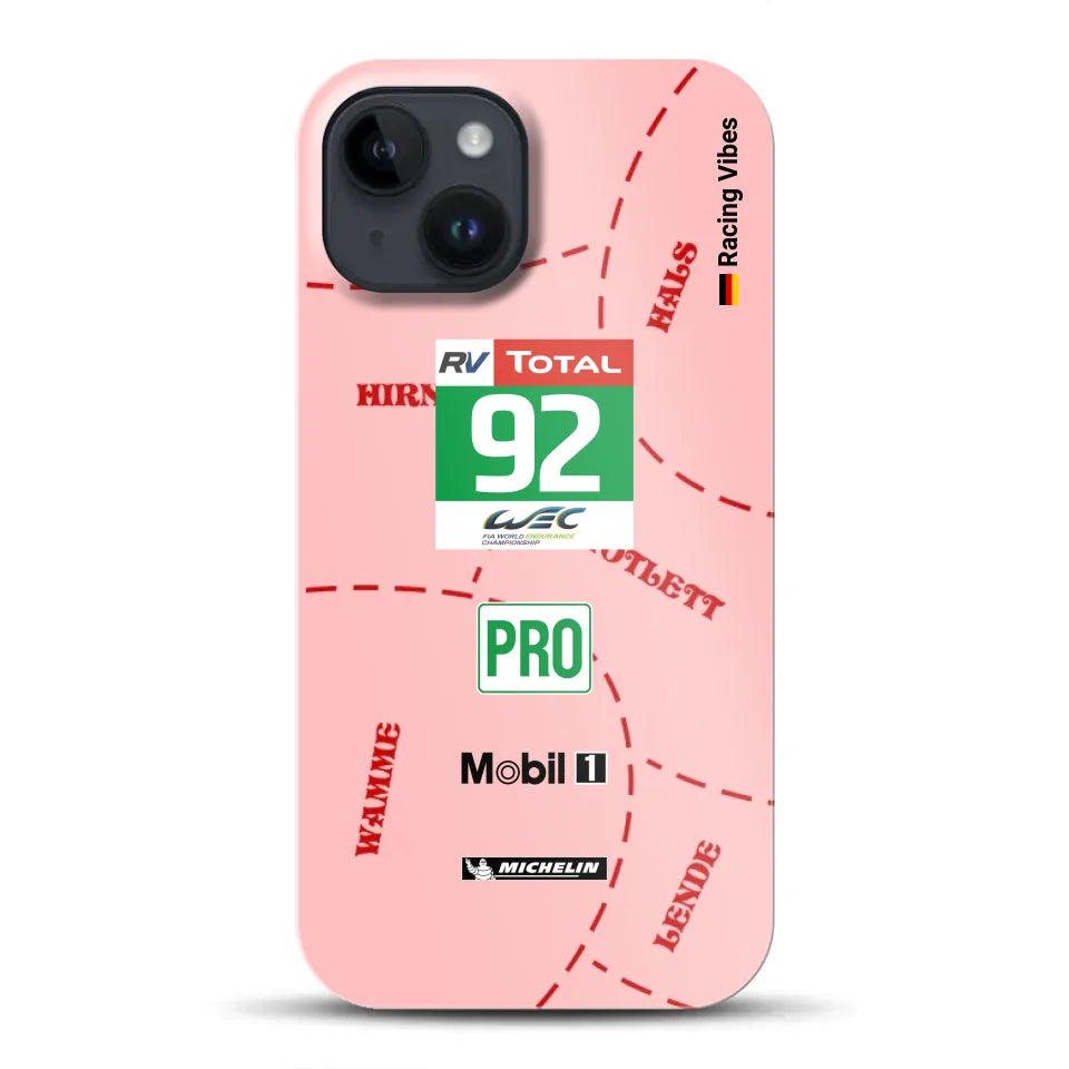 Pink Pig Porsche RSR Livery - Individuelle Premium Hülle für iPhone