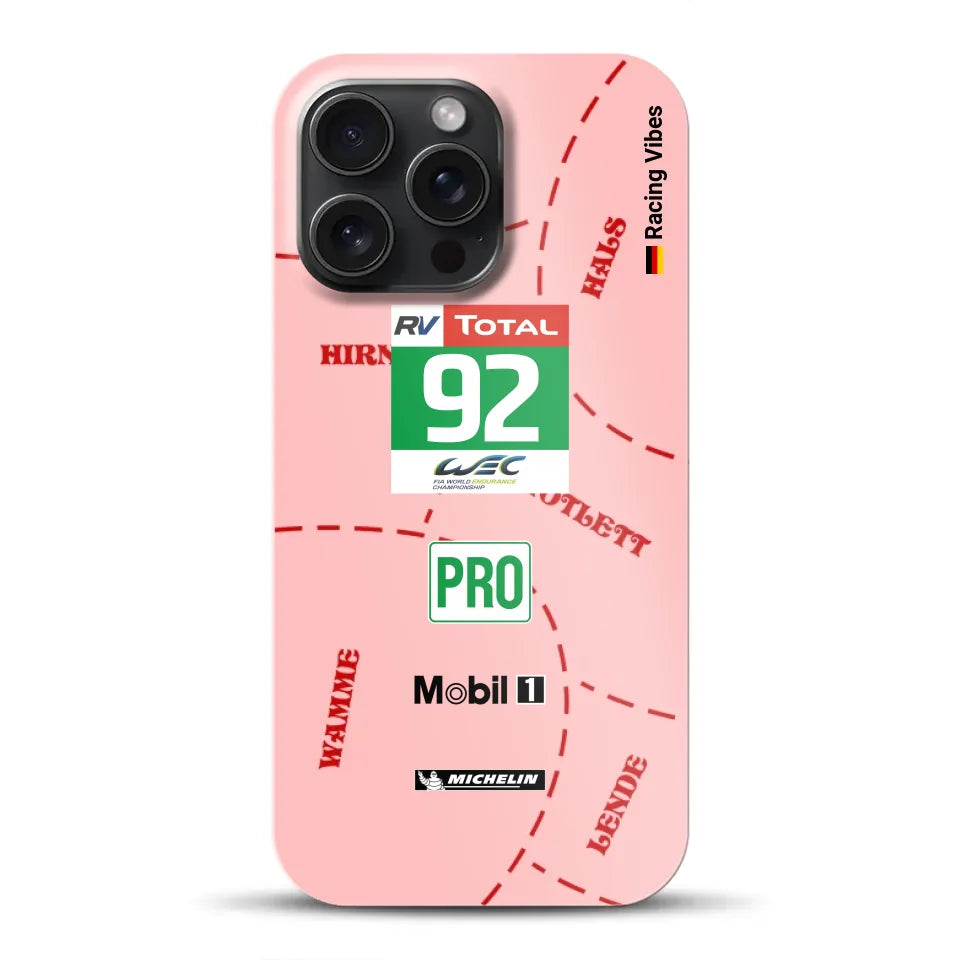 Pink Pig Porsche RSR Livery - Individuelle Hardcase Hülle für iPhone