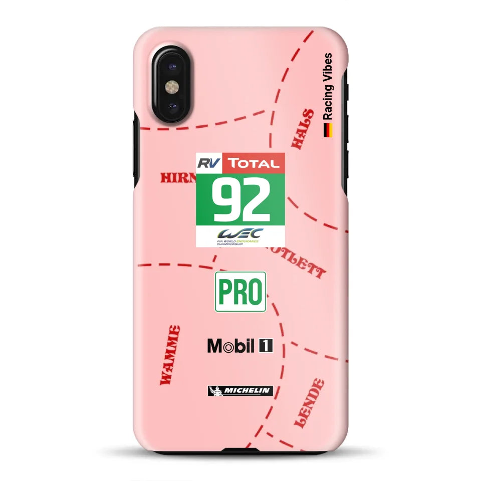 Pink Pig Porsche RSR Livery - Individuelle Hardcase Hülle für iPhone