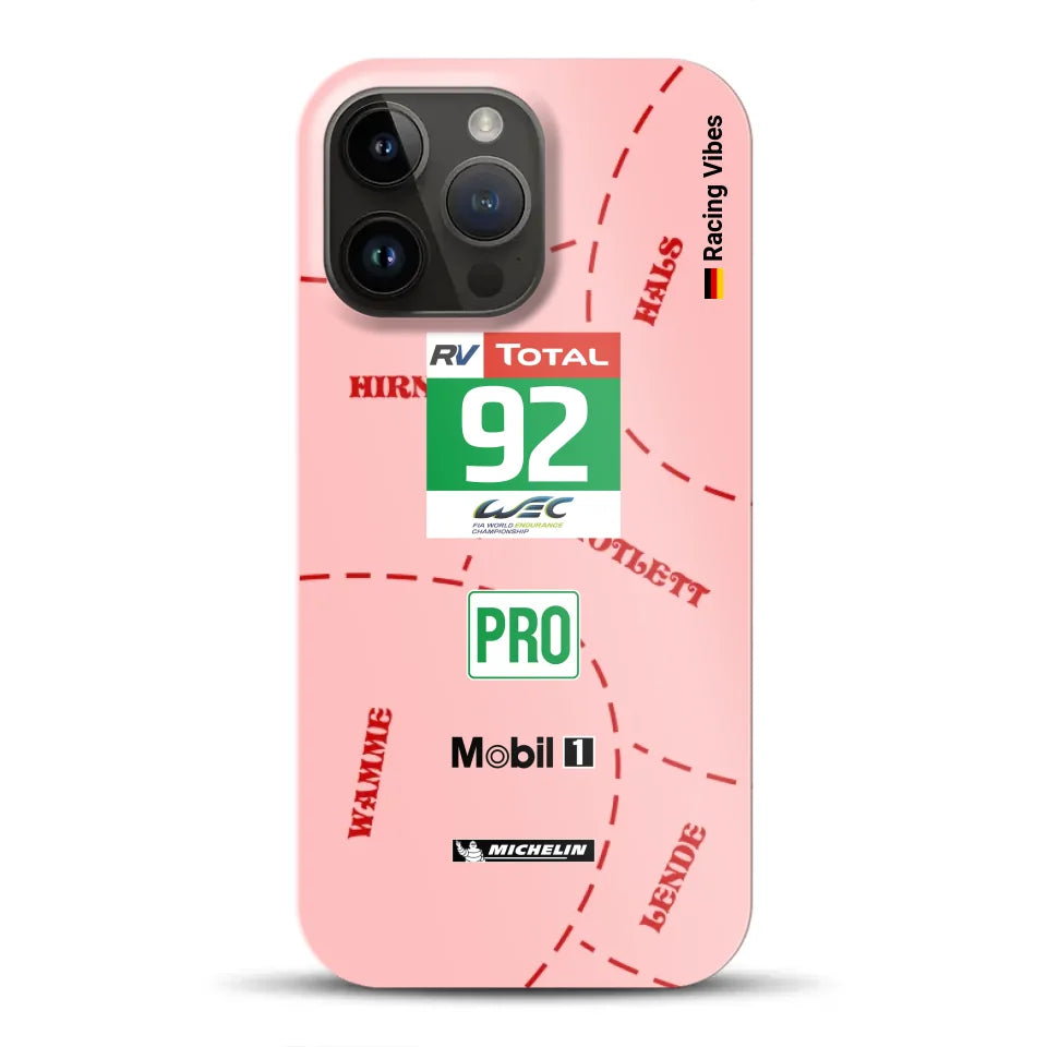 Pink Pig Porsche RSR Livery - Individuelle Hardcase Hülle für iPhone