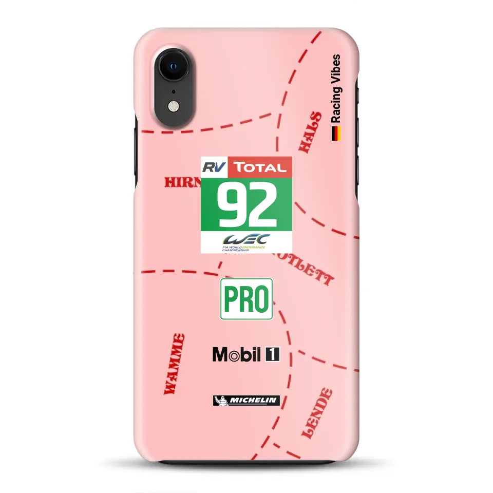 Pink Pig Porsche RSR Livery - Individuelle Hardcase Hülle für iPhone