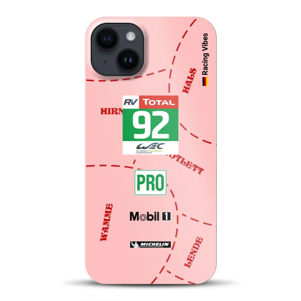 Pink Pig Porsche RSR Livery - Individuelle Hardcase Hülle für iPhone