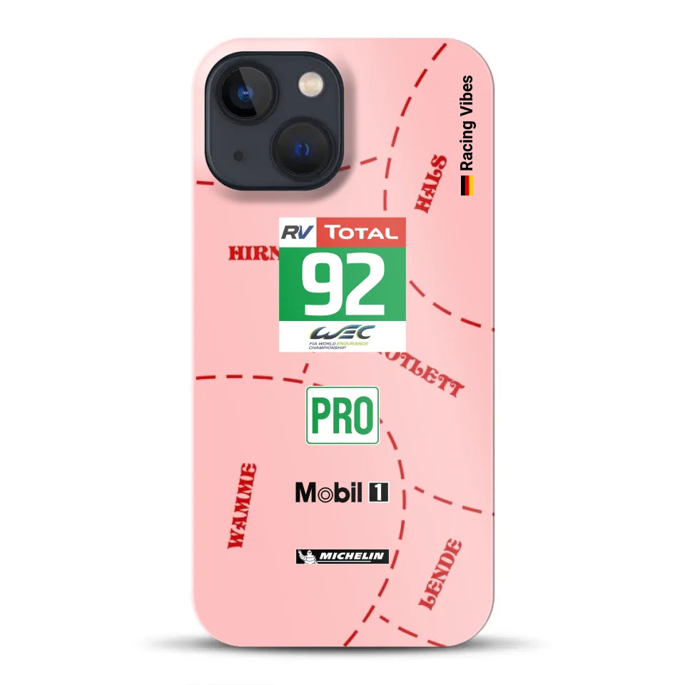 Pink Pig Porsche RSR Livery - Individuelle Hardcase Hülle für iPhone