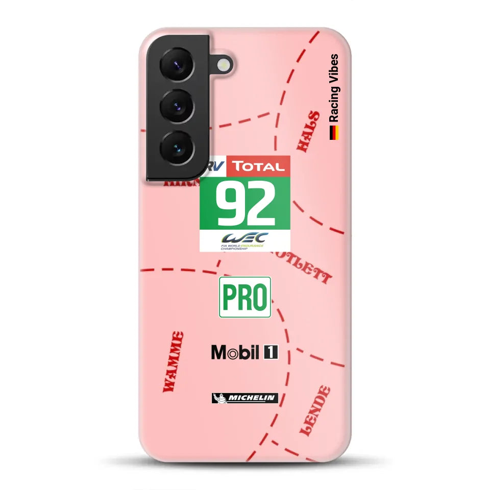 Pink Pig Porsche RSR Livery - Individuelle Hardcase Hülle für Samsung