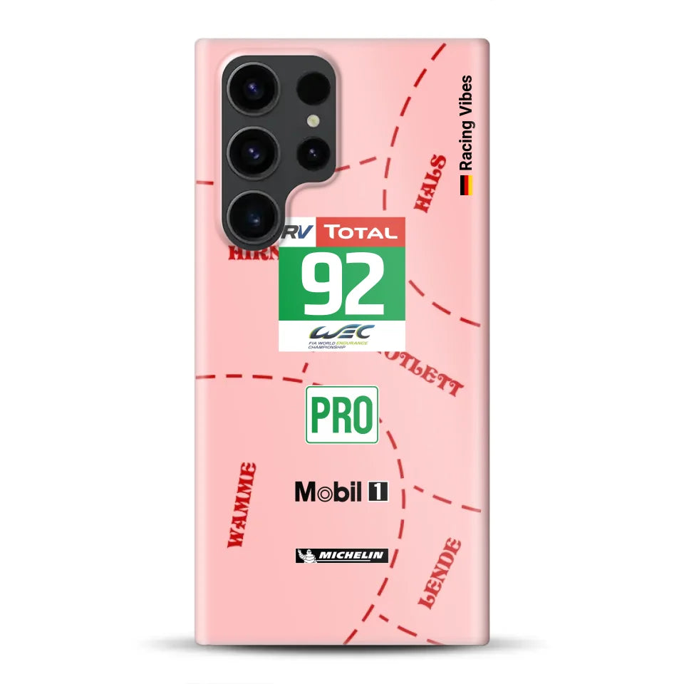 Pink Pig Porsche RSR Livery - Individuelle Hardcase Hülle für Samsung