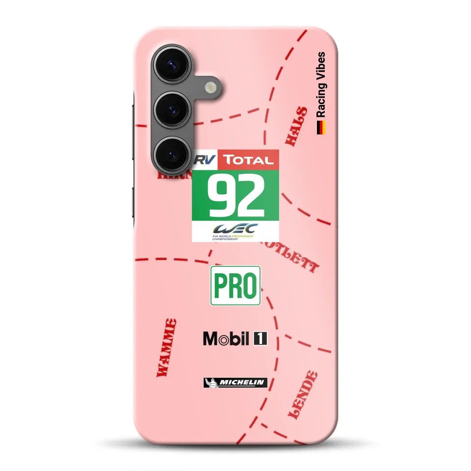 Pink Pig Porsche RSR Livery - Individuelle Hardcase Hülle für Samsung