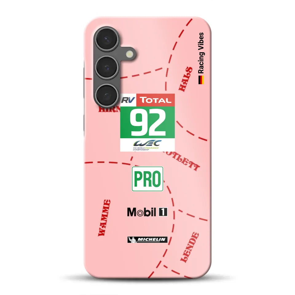 Pink Pig Porsche RSR Livery - Individuelle Hardcase Hülle für Samsung