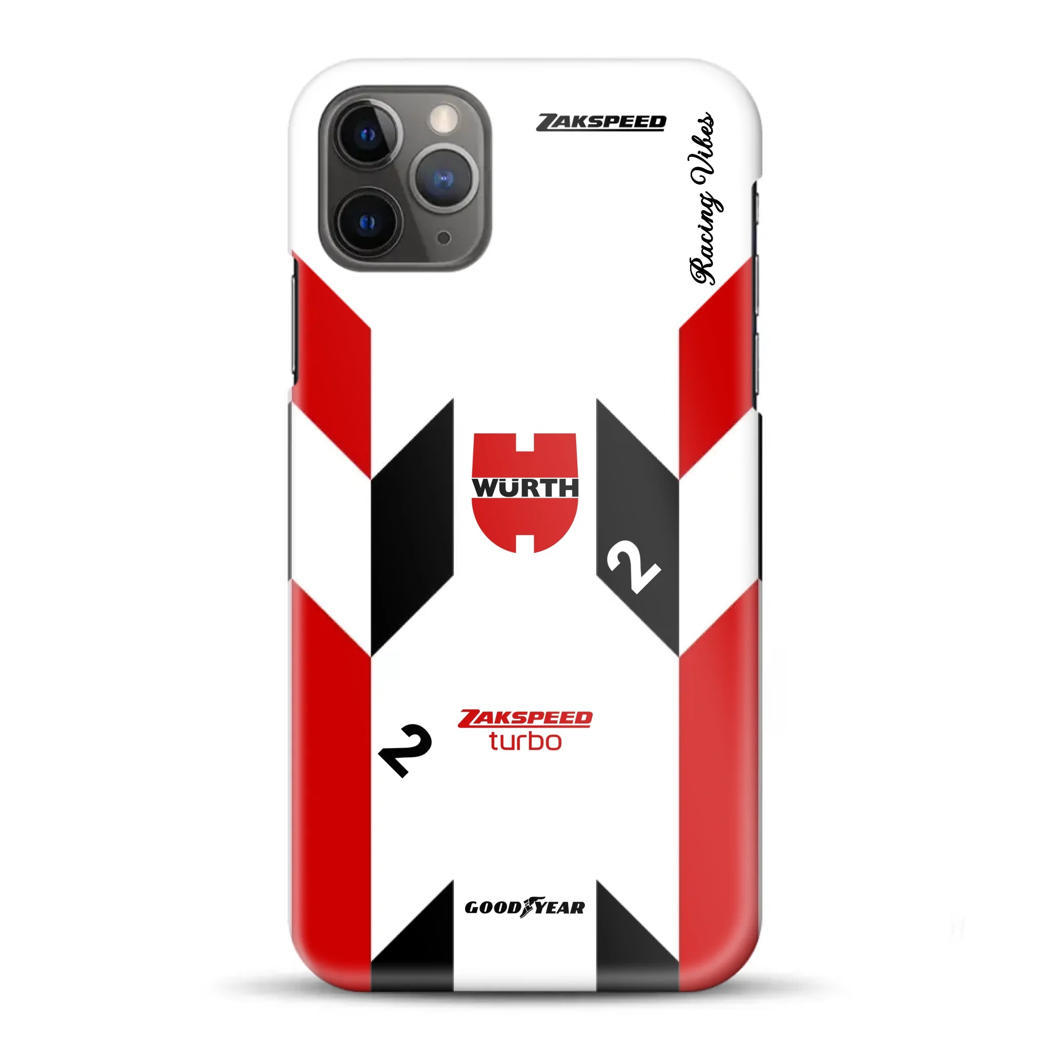 Ford Capri Turbo Gruppe 5 DRM 1980 & 1981 Klaus Ludwig Champion Livery - Custodia rigida per iPhone