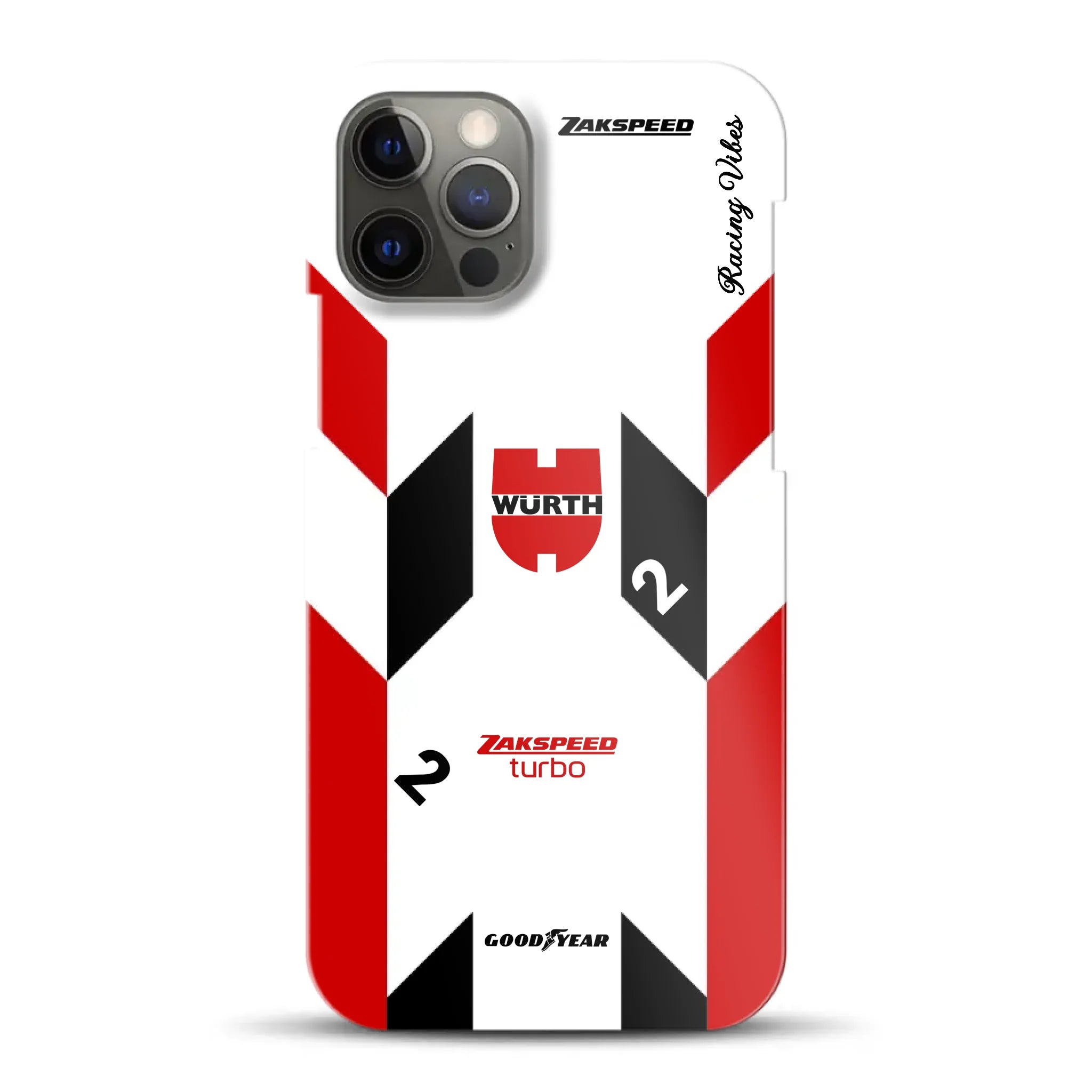 Ford Capri Turbo Gruppe 5 DRM 1980 & 1981 Klaus Ludwig Champion Livery - Custodia rigida per iPhone