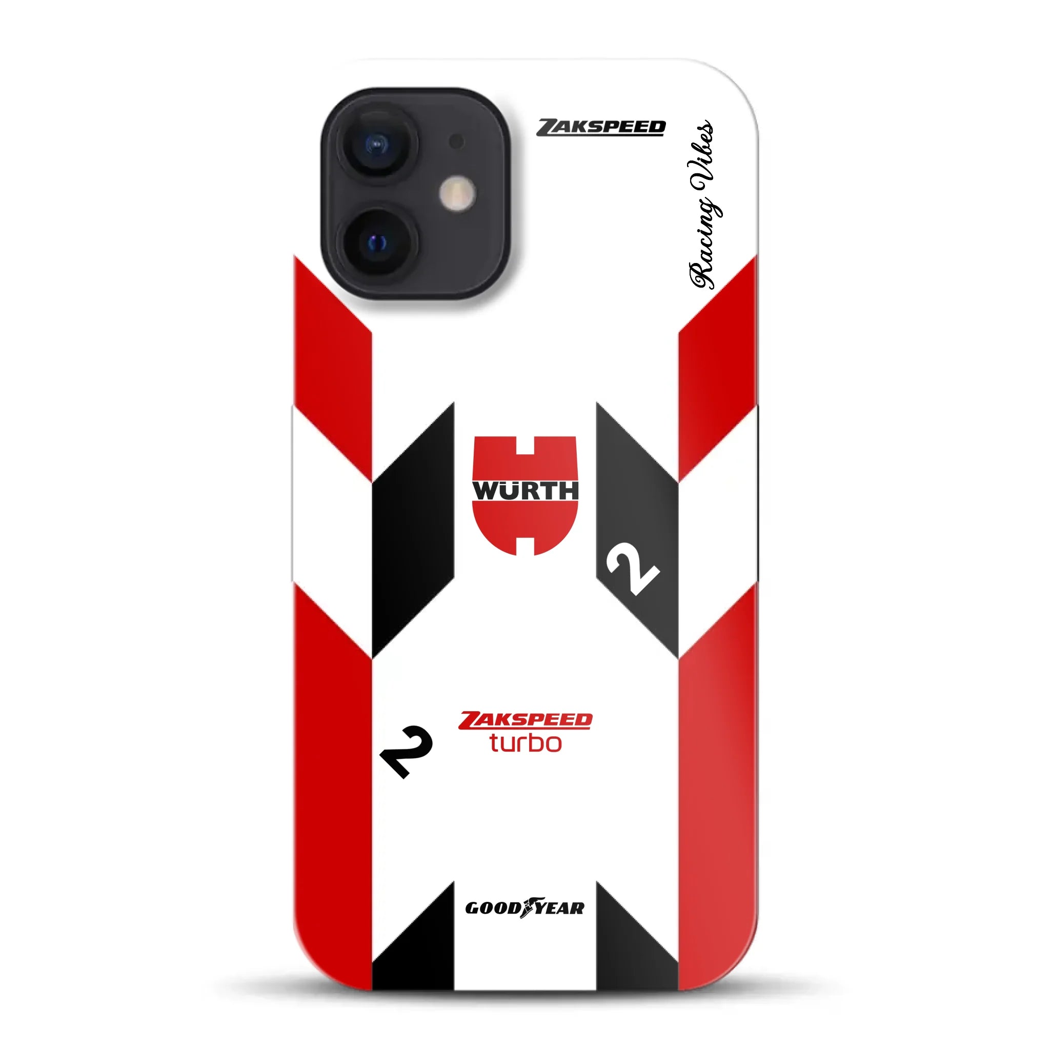 Ford Capri Turbo Gruppe 5 DRM 1980 & 1981 Klaus Ludwig Champion Livery - Custodia rigida per iPhone