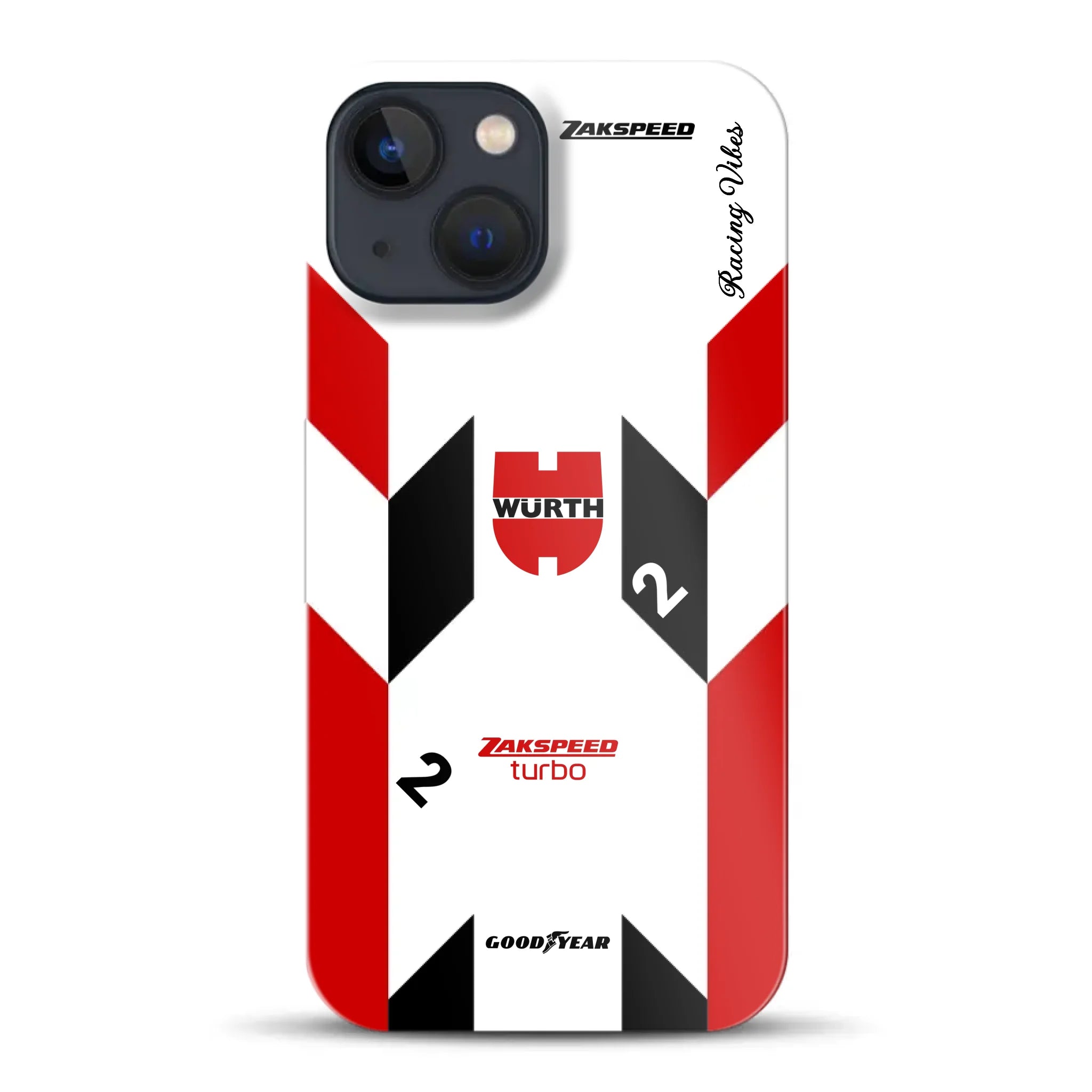 Ford Capri Turbo Gruppe 5 DRM 1980 & 1981 Klaus Ludwig Champion Livery - Custodia rigida per iPhone