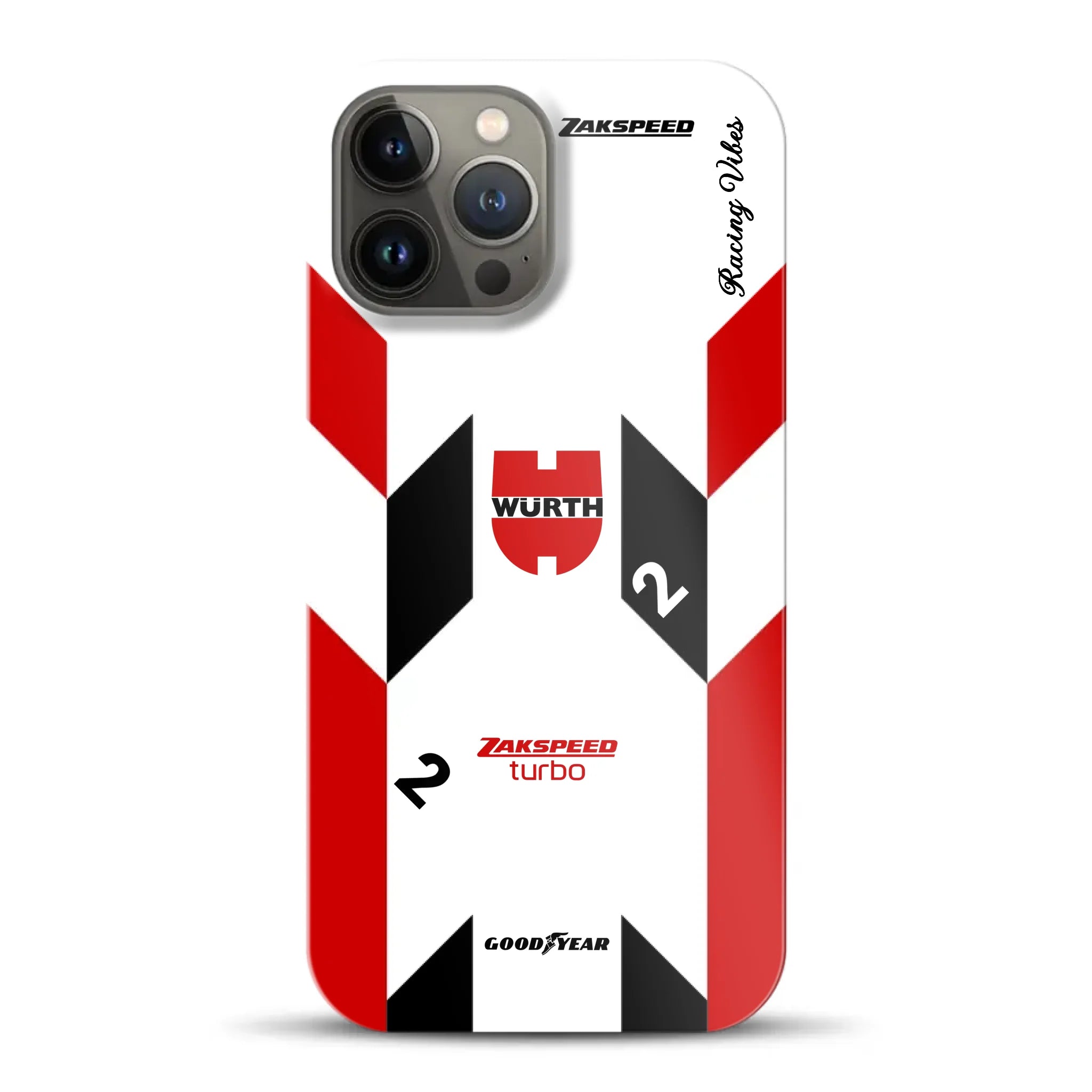 Ford Capri Turbo Gruppe 5 DRM 1980 & 1981 Klaus Ludwig Champion Livery - Custodia rigida per iPhone