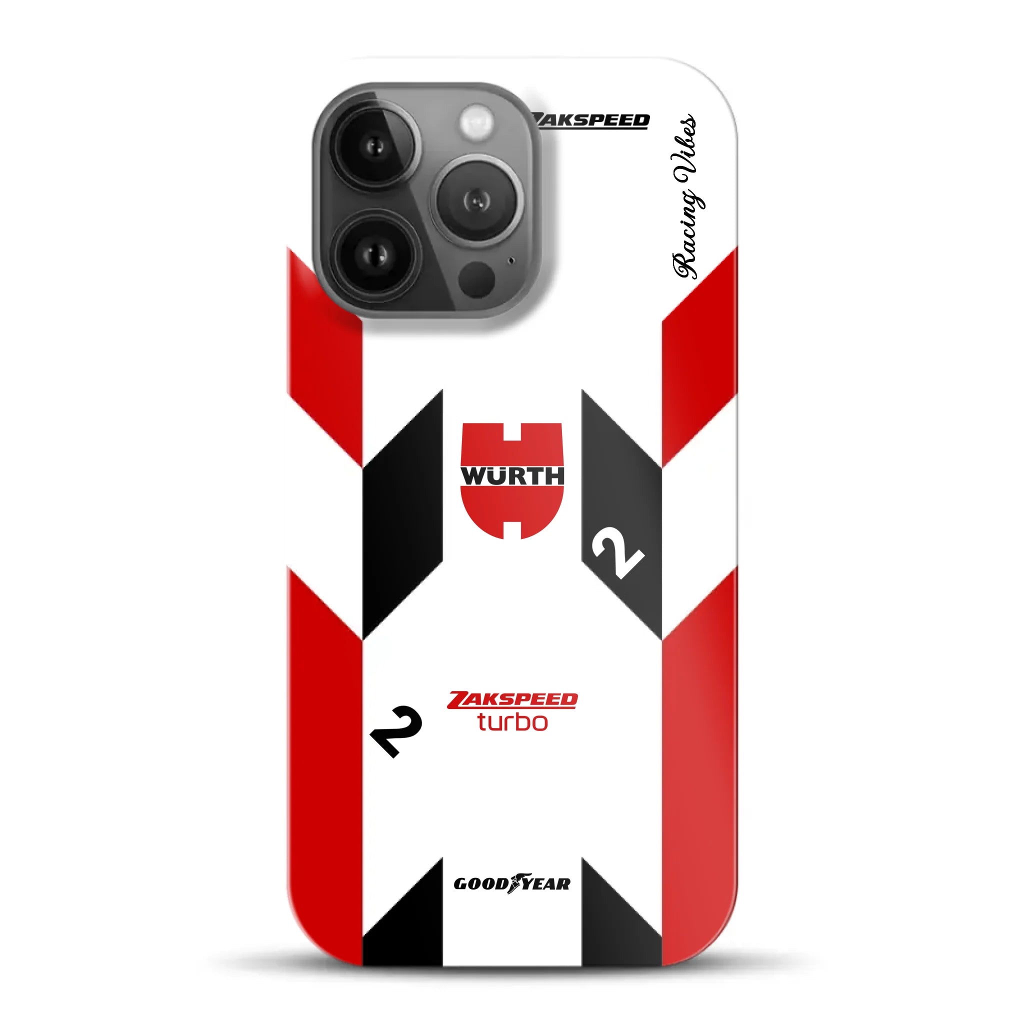 Ford Capri Turbo Gruppe 5 DRM 1980 & 1981 Klaus Ludwig Champion Livery - Custodia rigida per iPhone