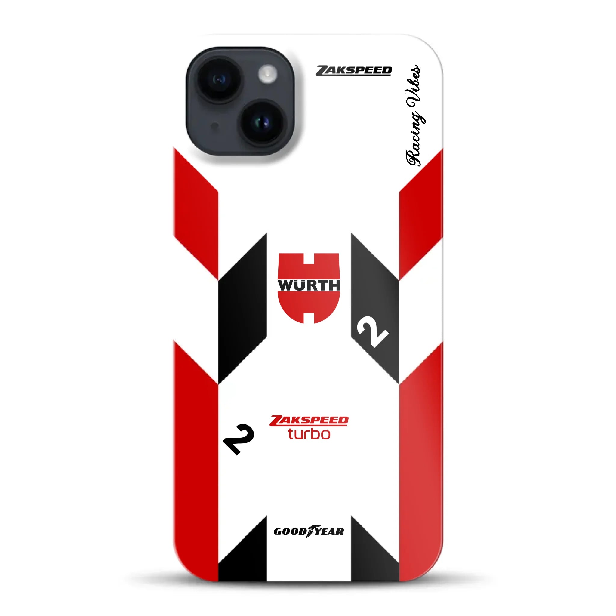 Ford Capri Turbo Gruppe 5 DRM 1980 & 1981 Klaus Ludwig Champion Livery - Custodia rigida per iPhone