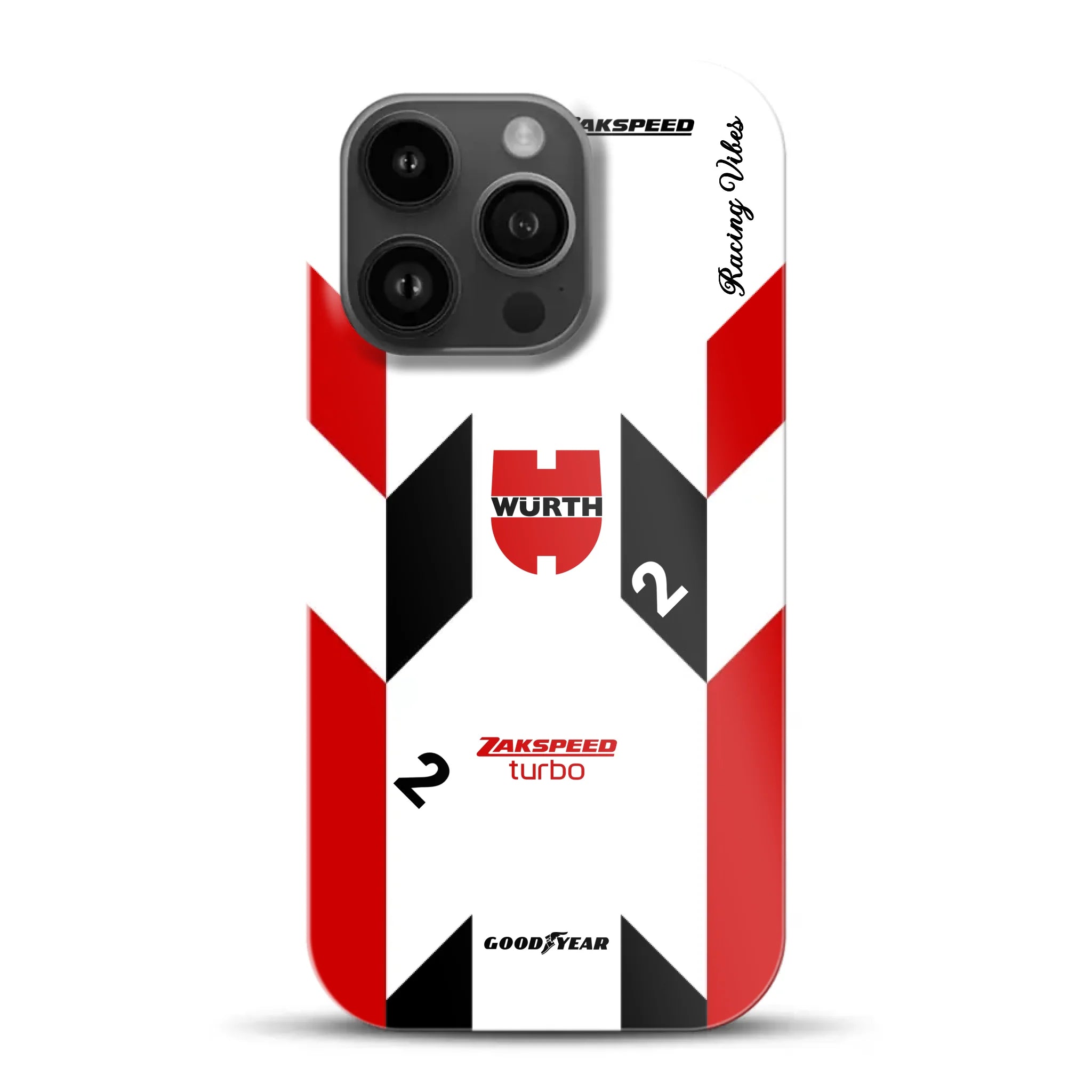 Ford Capri Turbo Gruppe 5 DRM 1980 & 1981 Klaus Ludwig Champion Livery - Custodia rigida per iPhone