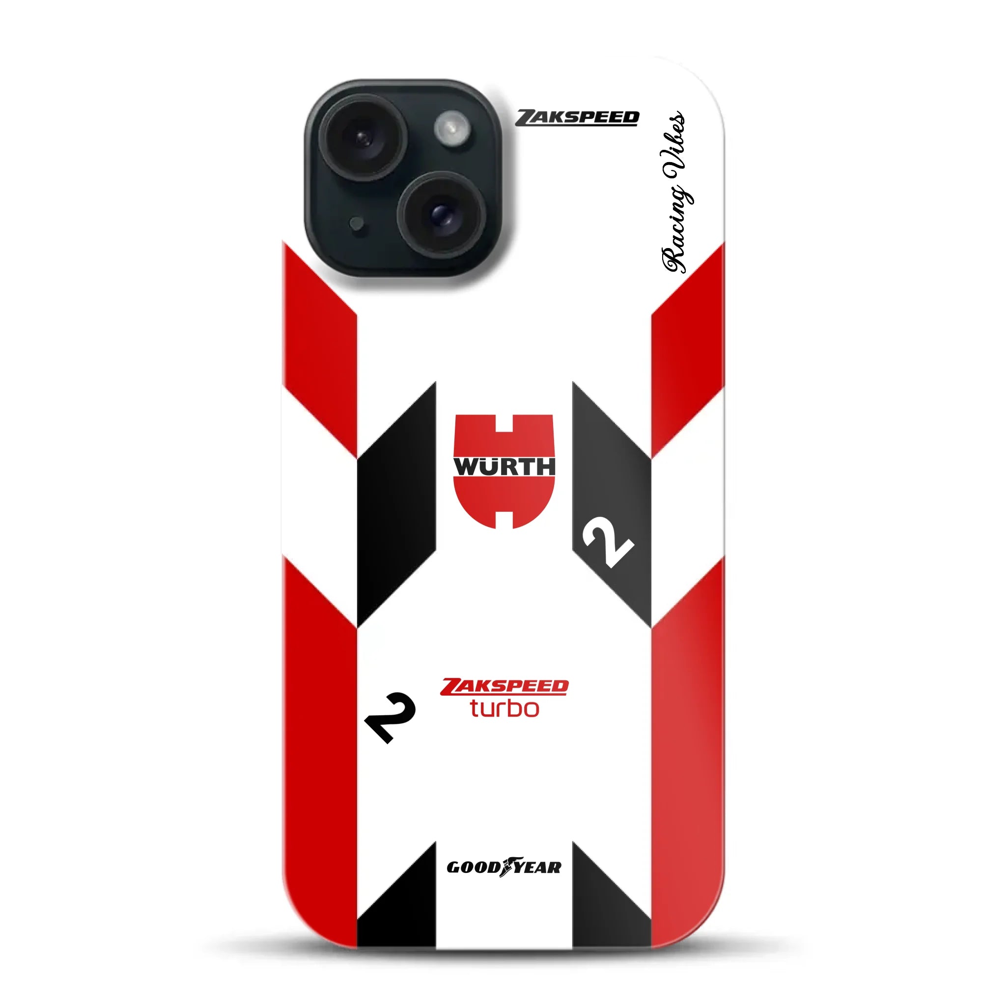 Ford Capri Turbo Gruppe 5 DRM 1980 & 1981 Klaus Ludwig Champion Livery - Custodia rigida per iPhone