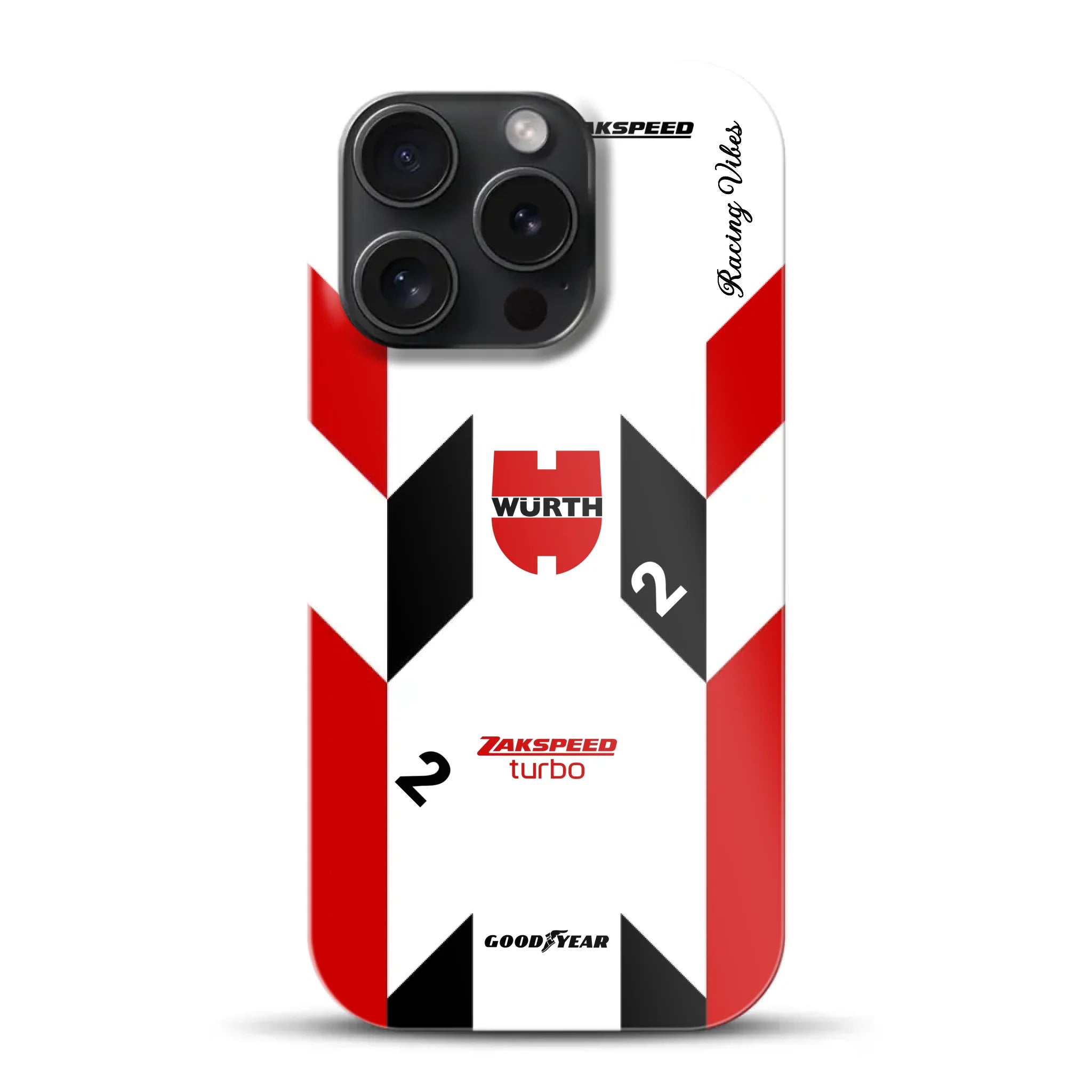 Ford Capri Turbo Gruppe 5 DRM 1980 & 1981 Klaus Ludwig Champion Livery - Custodia rigida per iPhone