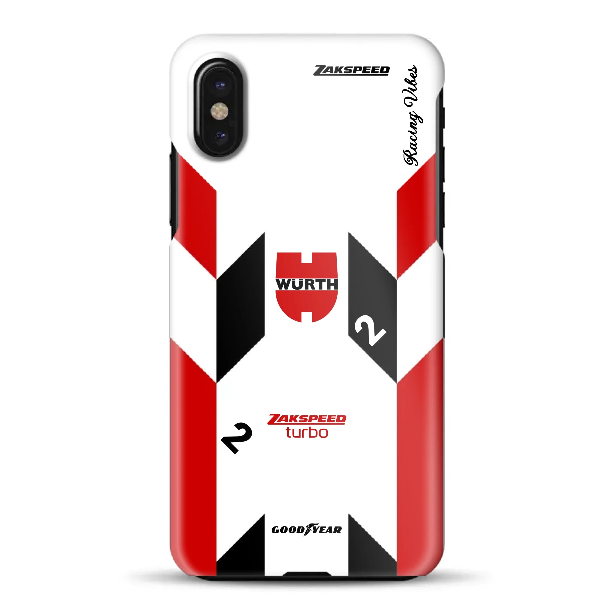 Ford Capri Turbo Gruppe 5 DRM 1980 & 1981 Klaus Ludwig Champion Livery - Custodia rigida per iPhone