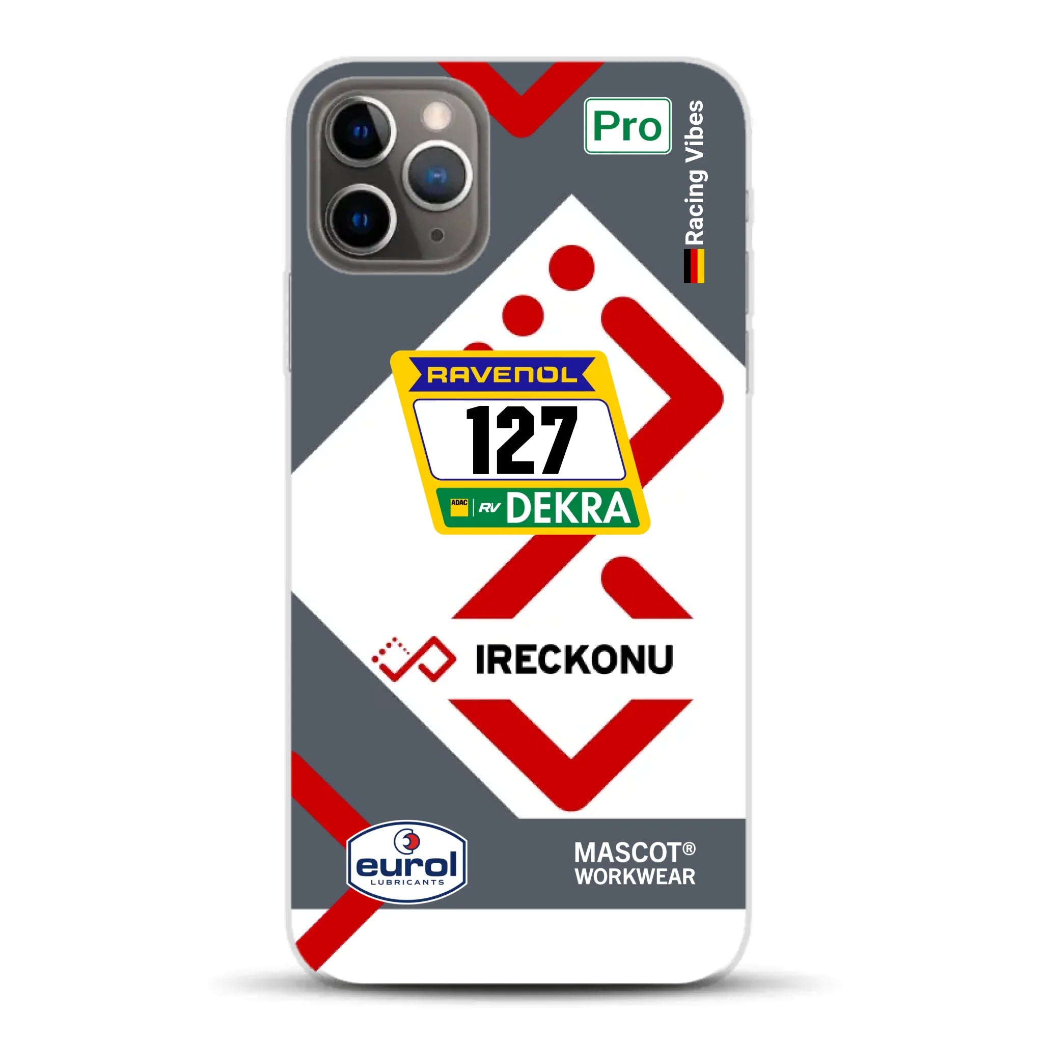 911 GT3 Ireckonu Tom Coronel NLS Livery - Individuelle Handyhülle für iPhone