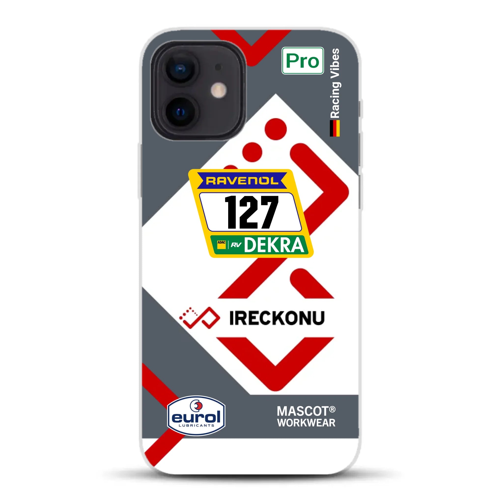 911 GT3 Ireckonu Tom Coronel NLS Livery - Individuelle Handyhülle für iPhone