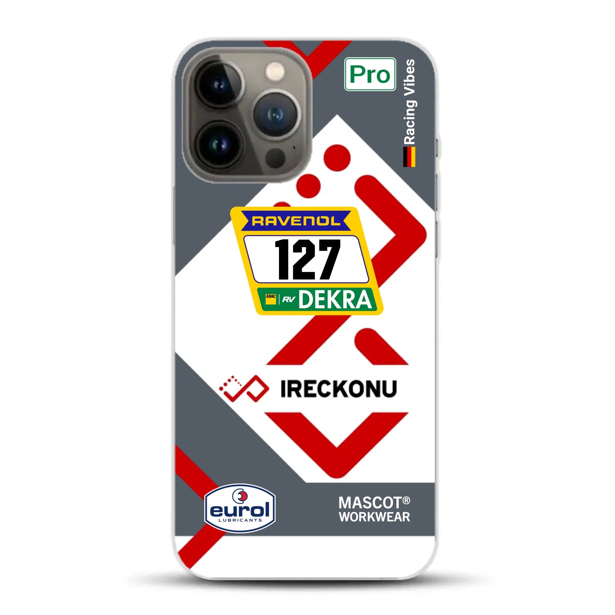 911 GT3 Ireckonu Tom Coronel NLS Livery - Individuelle Handyhülle für iPhone