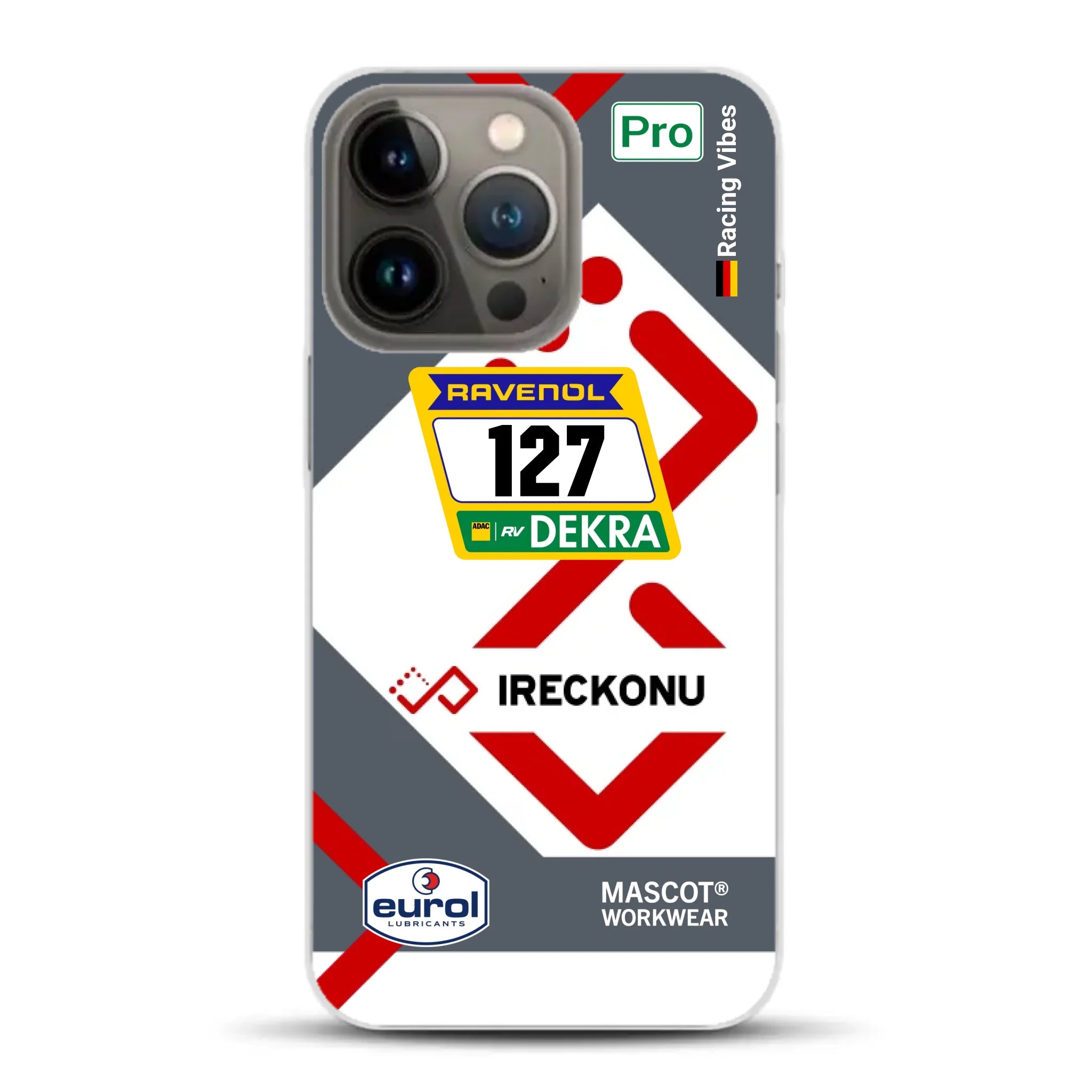 911 GT3 Ireckonu Tom Coronel NLS Livery - Individuelle Handyhülle für iPhone