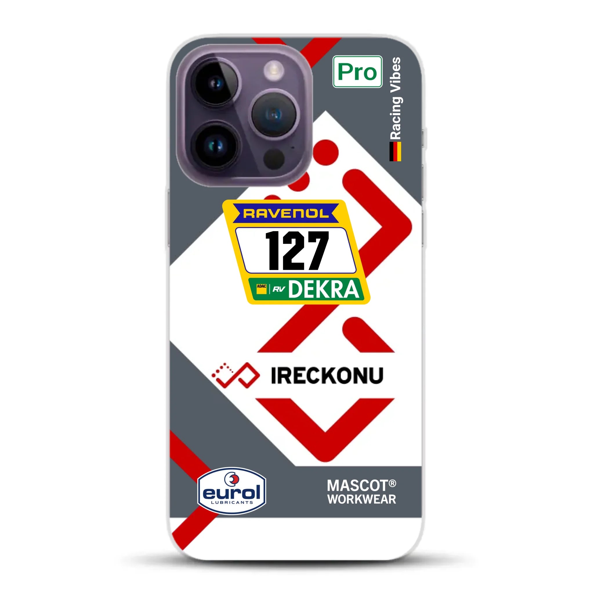 911 GT3 Ireckonu Tom Coronel NLS Livery - Individuelle Handyhülle für iPhone