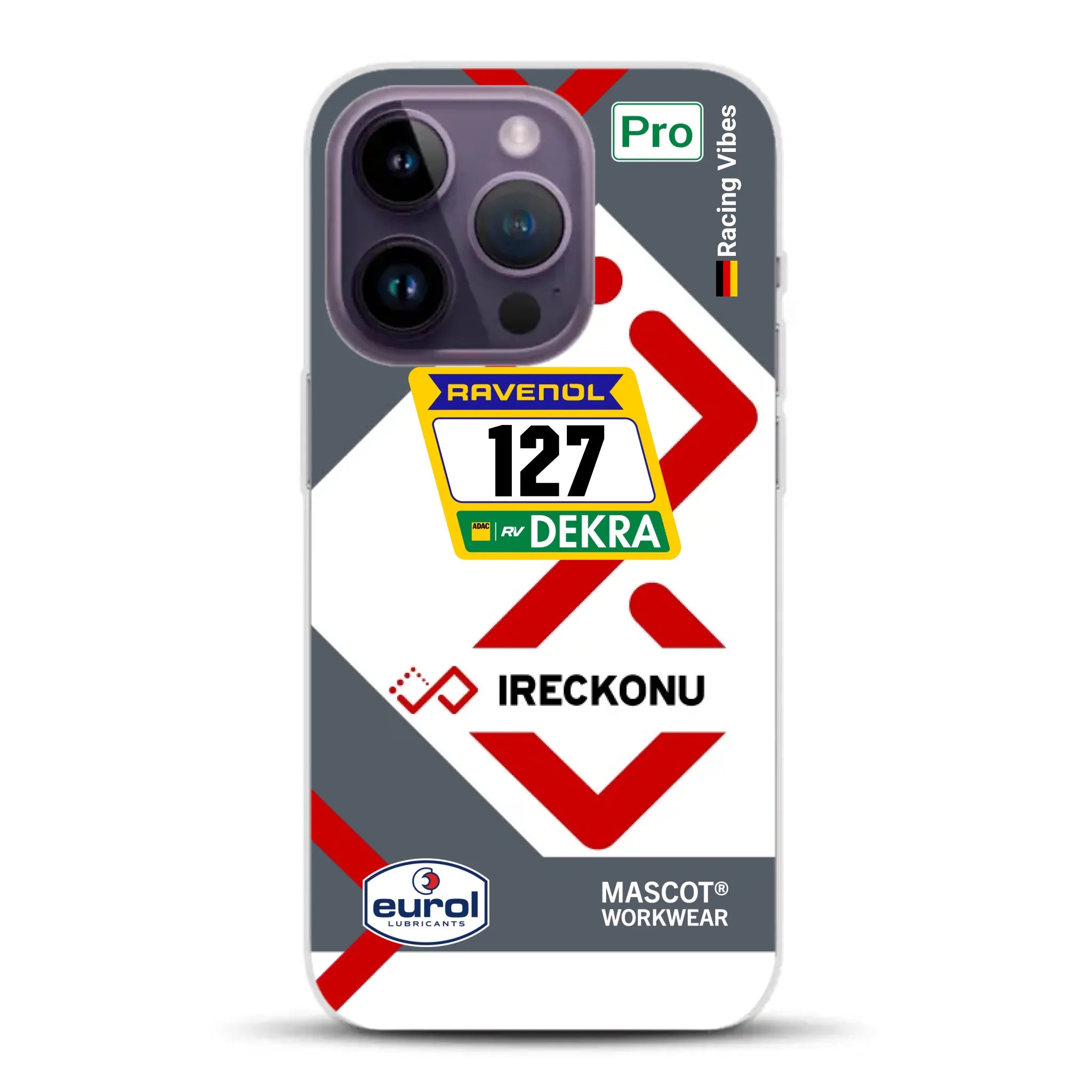 911 GT3 Ireckonu Tom Coronel NLS Livery - Individuelle Handyhülle für iPhone