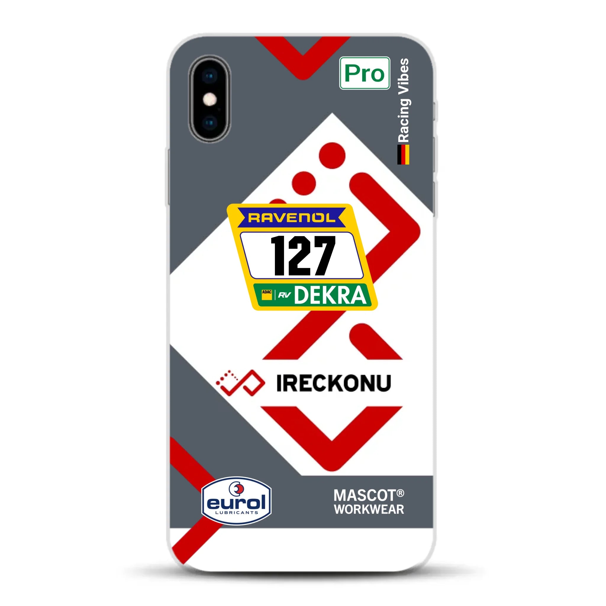 911 GT3 Ireckonu Tom Coronel NLS Livery - Individuelle Handyhülle für iPhone