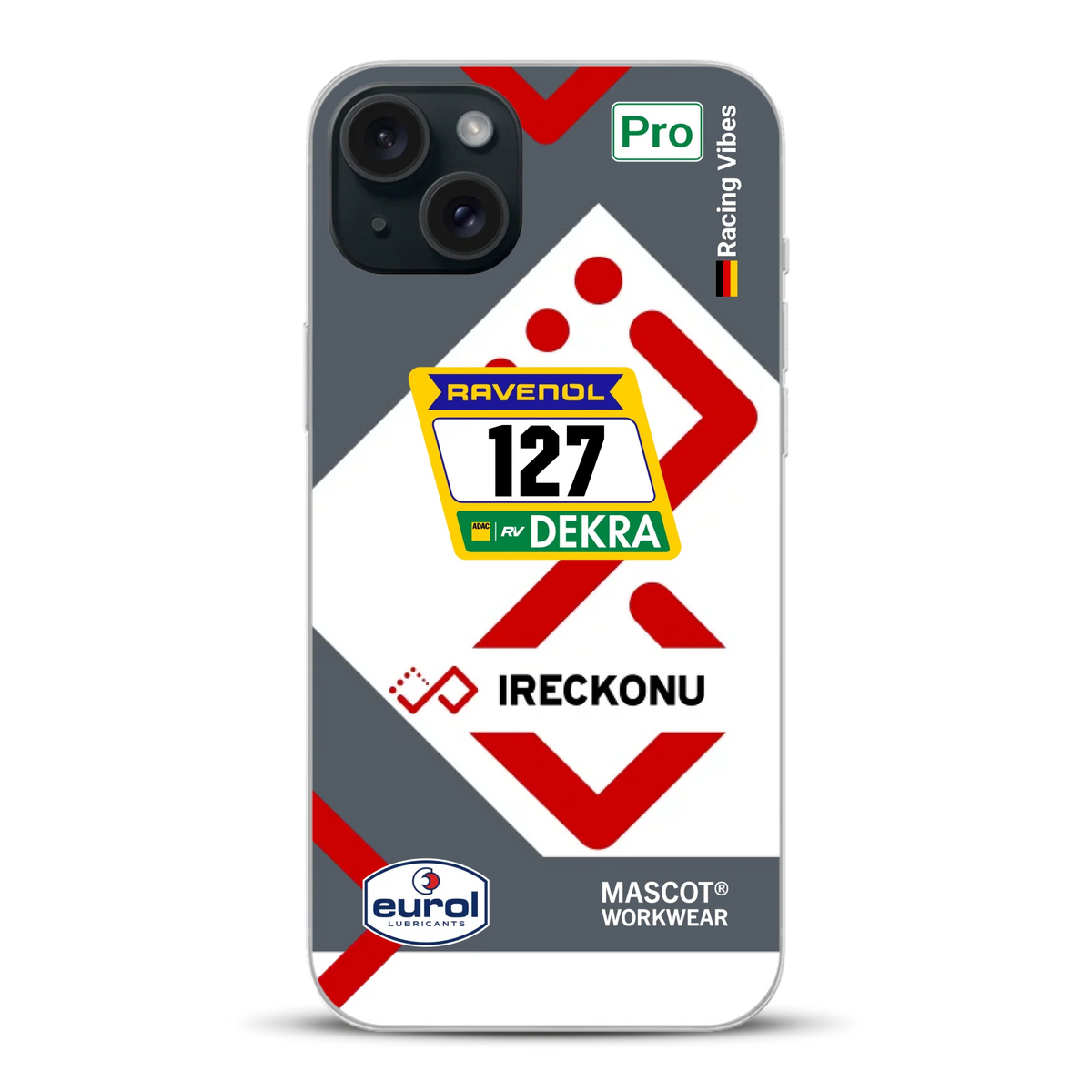 911 GT3 Ireckonu Tom Coronel NLS Livery - Custom phone case for iPhone